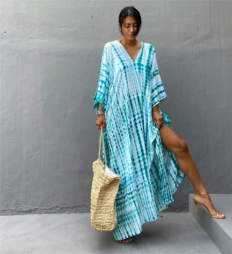 Summer Clothing For Older Women - Plus Size Dames Strandkleding Lange Strand