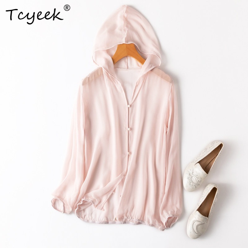 Summer Clothing Us - Tcyeek 100% Echte Moerbei Zijde Vrouw