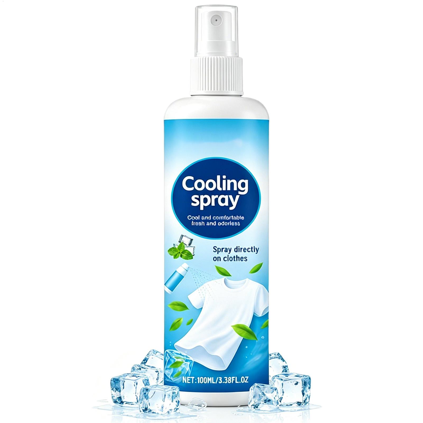Summer Clothing Clearance - 100ml Zomerkoelspray Draagbare IJsgevoel Spray voor