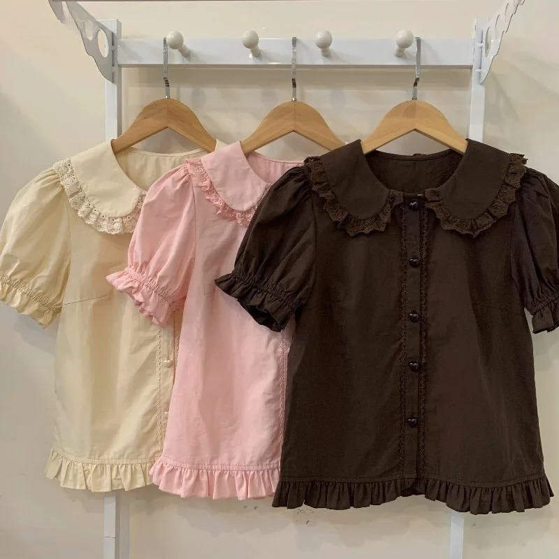 Summer Clothing Kids - Zomer Japanse Kawaii Lolita Shirts Vrouwen