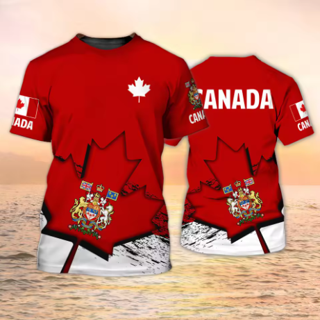 Summer Clothing Women Canada - Canada T-shirts Canadese Vlag Embleem Esdoornblad
