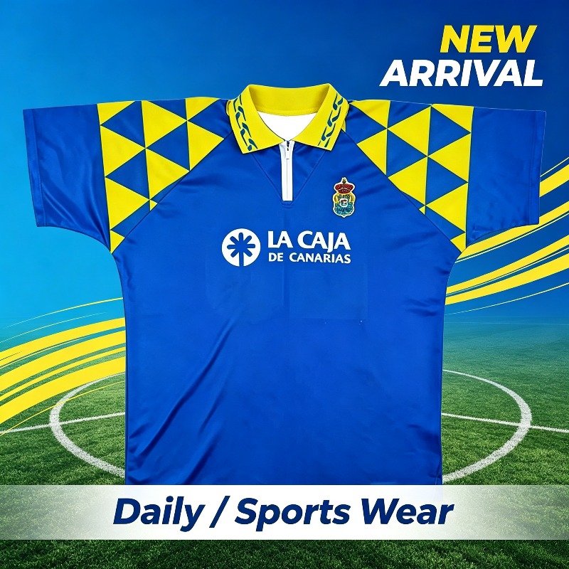 Summer Clothing For Teens - Las Palmas Retro Sentiment Series Voetbalshirts