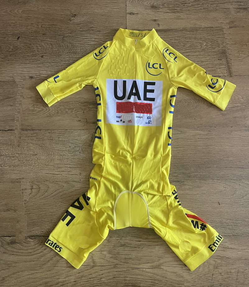 Yellow Summer Clothing - LASER CUT Schaatspak 2024 VAE TEAM