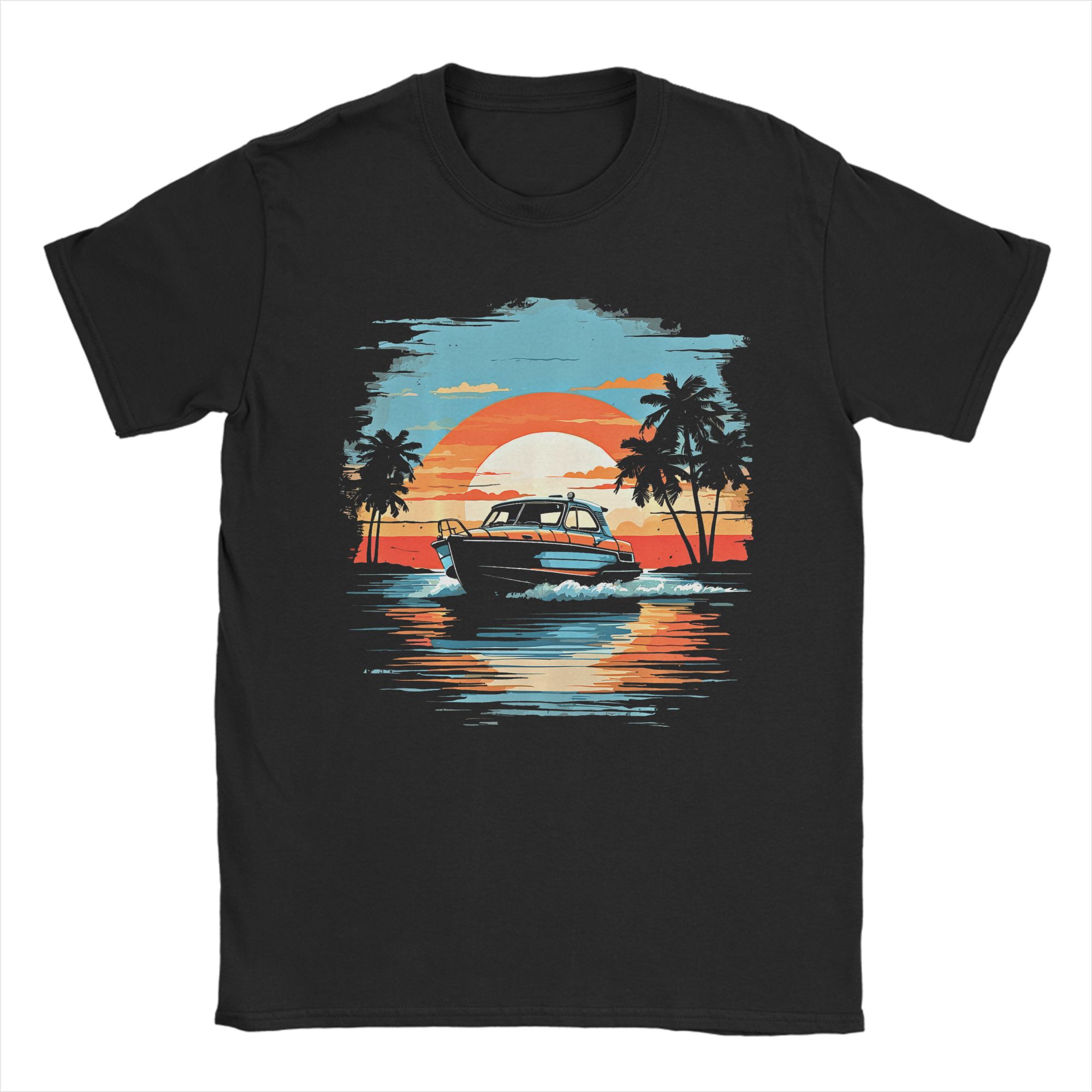 Summer Clothing Ideas Men - Herenshirt Motorboot Jacht Cruise Zomerboot T-shirts
