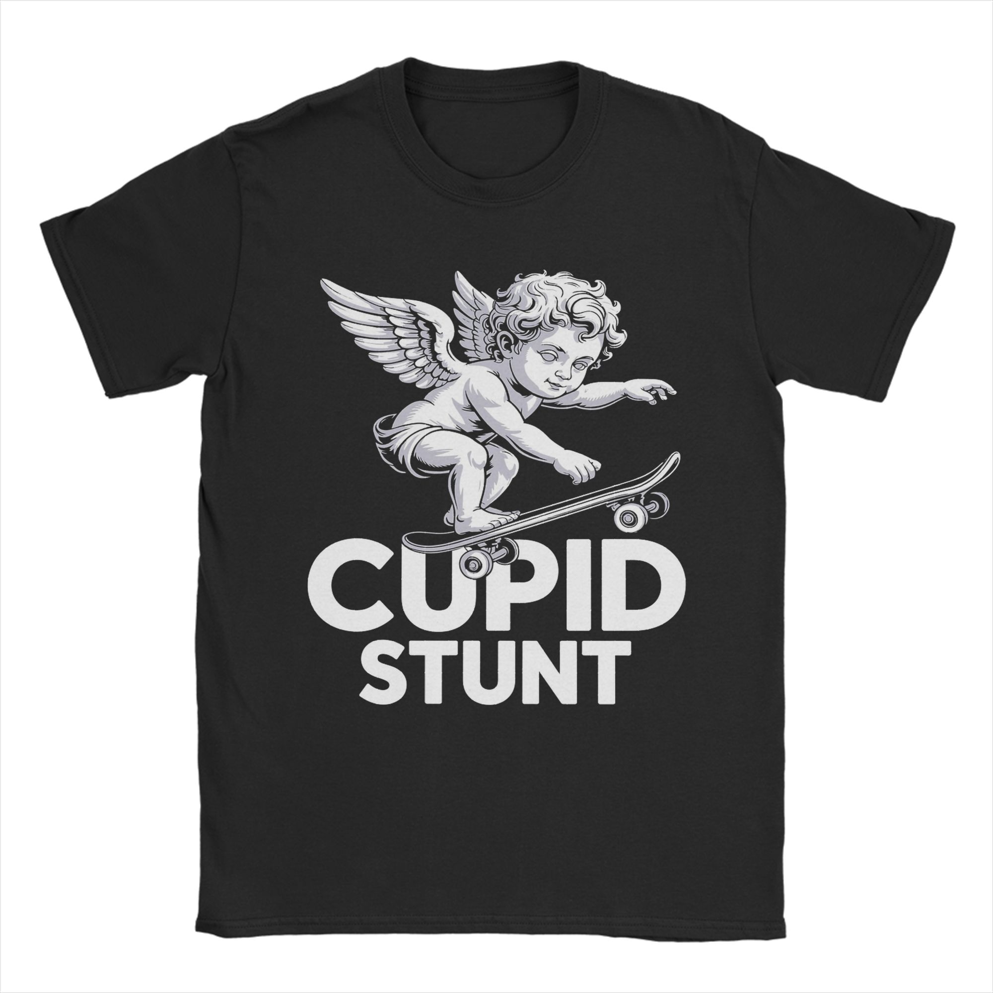Summer Clothing Ideas - Grappige Cupido Stunt Spoonerism Retro Skateboard