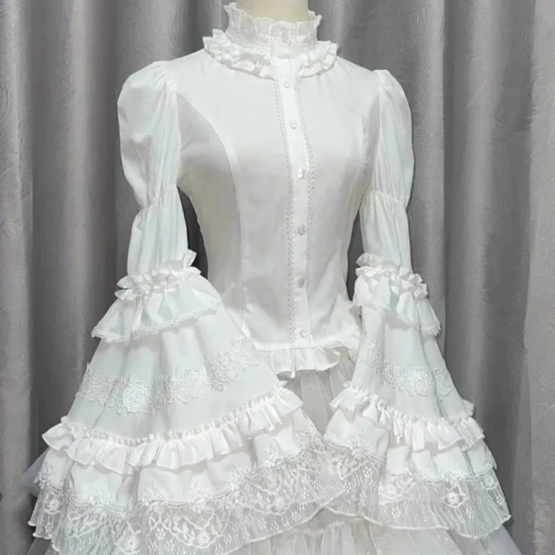 Summer De Clothing - Lolita Stijl Zoete Blouse Dameskleding 2025,