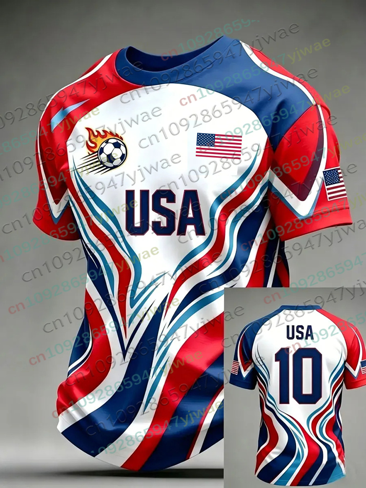 Summer Clothing For Teens - 2026 Amerika Voetbalshirt voor Heren Dames