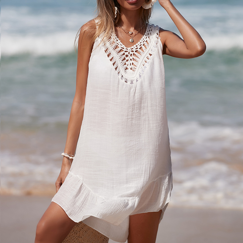 Vrouwen V-hals Backless Hollow - Summer Clothing Colors recensie en prijs