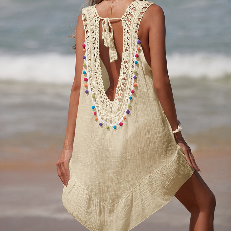 Vrouwen V-hals Backless Hollow - Summer Clothing Colors recensie en prijs
