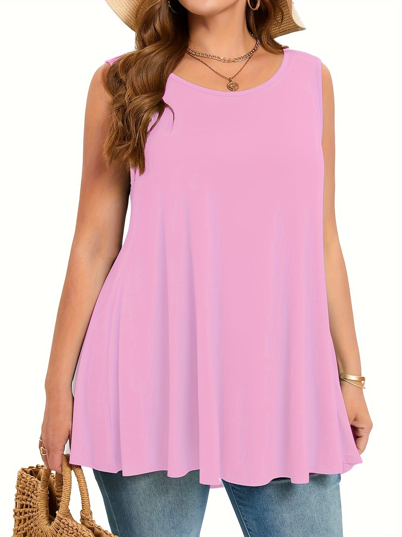 Grote maten eenvoudige effen t - Summer Clothing Clearance recensie en prijs