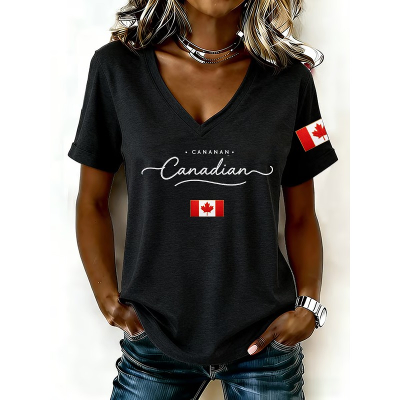 Canada Nationale Vlag Print Da - Summer Clothing Women Canada recensie en prijs