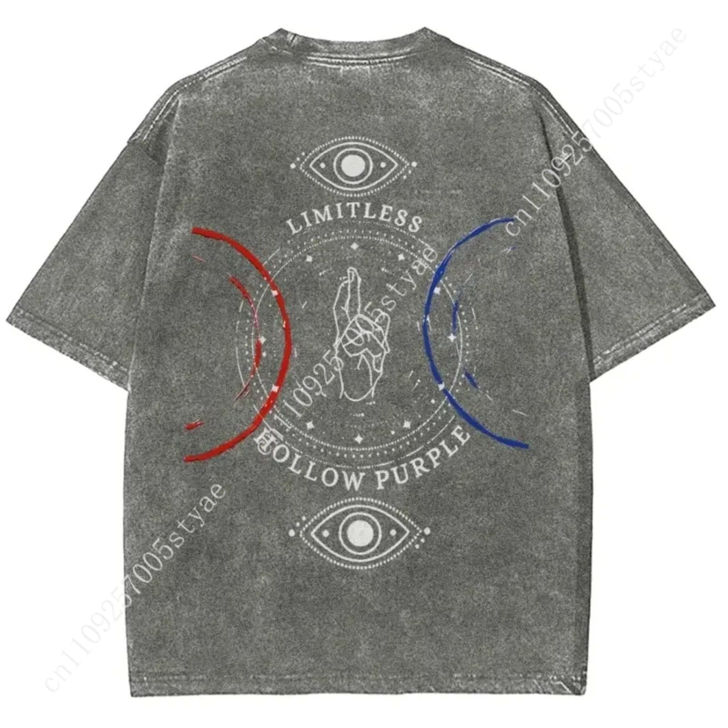 Anime Gojo Satoru Print T-shir - Vintage Summer Clothing Men recensie en prijs