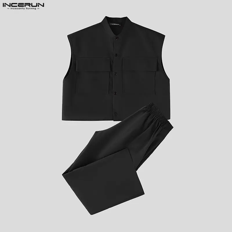 INCERUN Mannen Sets Solid Mouw - Summer Clothing Haul recensie en prijs