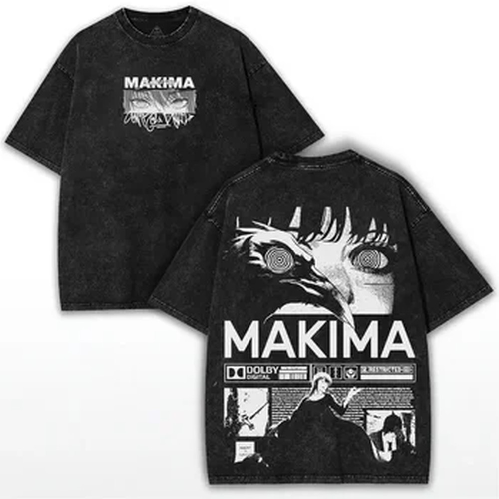Chainsaw Man Makima Manga T-sh - Vintage Summer Clothing Men recensie en prijs