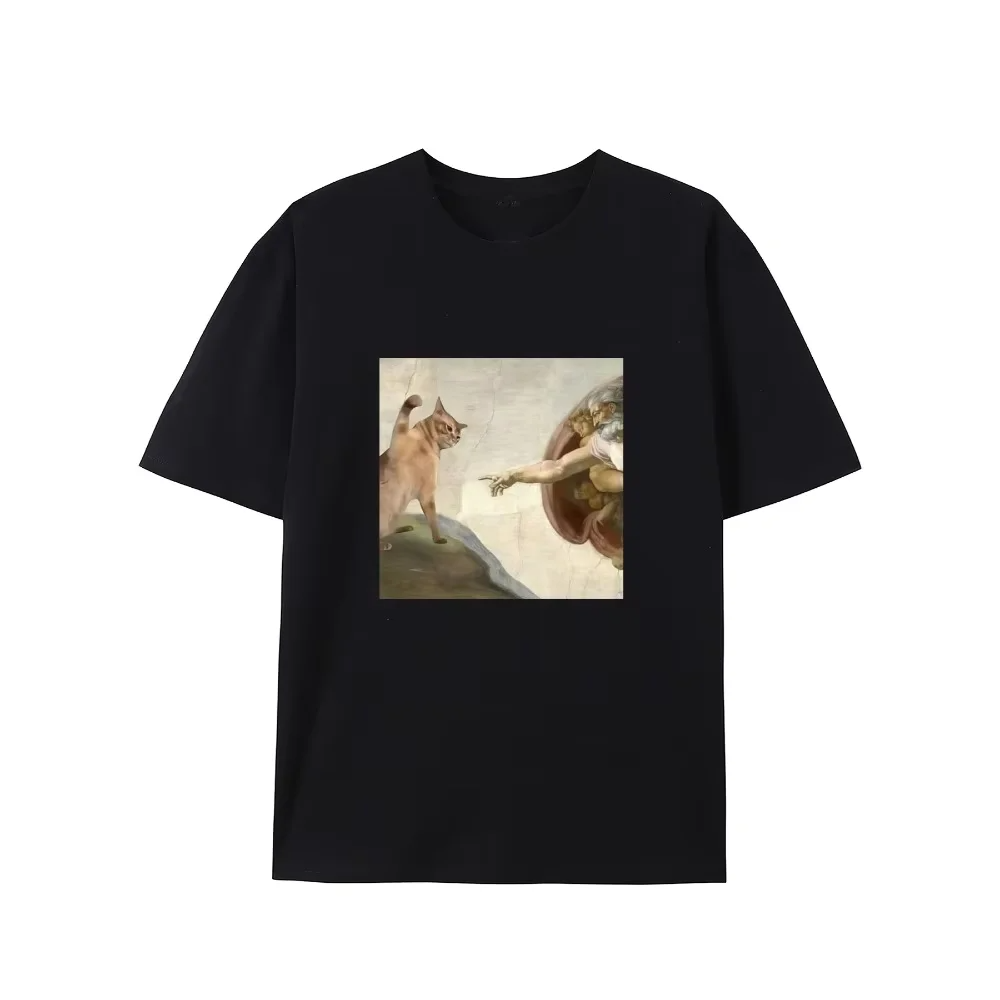 Creatief Renaissance Cat T-shi - Summer Renaissance Clothing recensie en prijs