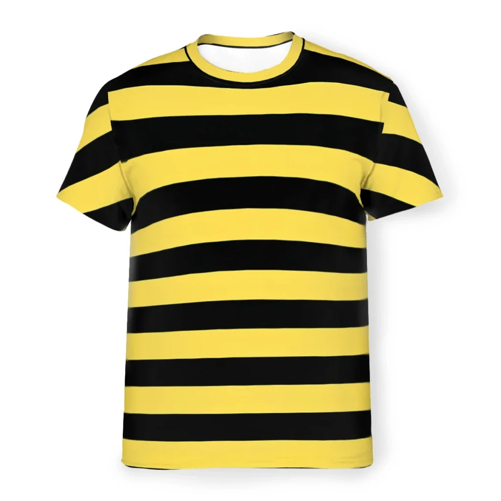 Zwart geel gestreept bijen-T-s - Yellow Summer Clothing recensie en prijs