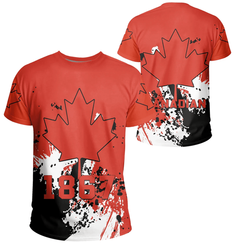 Canada Day T-Shirt Canadese Vl - Summer Clothing Women Canada recensie en prijs