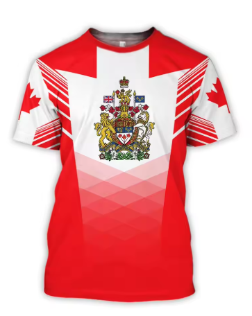 Canada T-shirts Canadese Vlag  - Summer Clothing Women Canada recensie en prijs