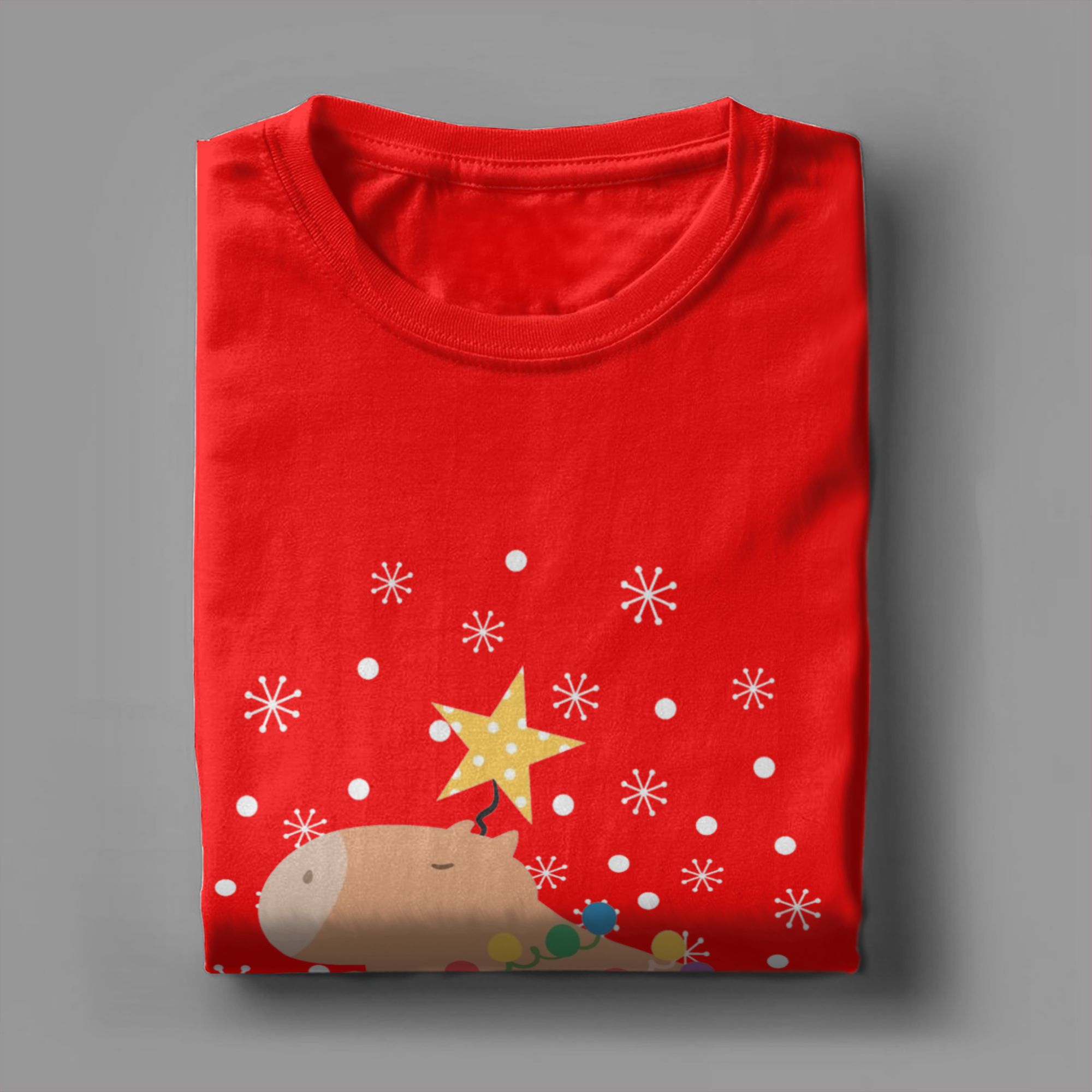 Capibara kerstboom T-shirt voo - Summer Clothing Ideas recensie en prijs