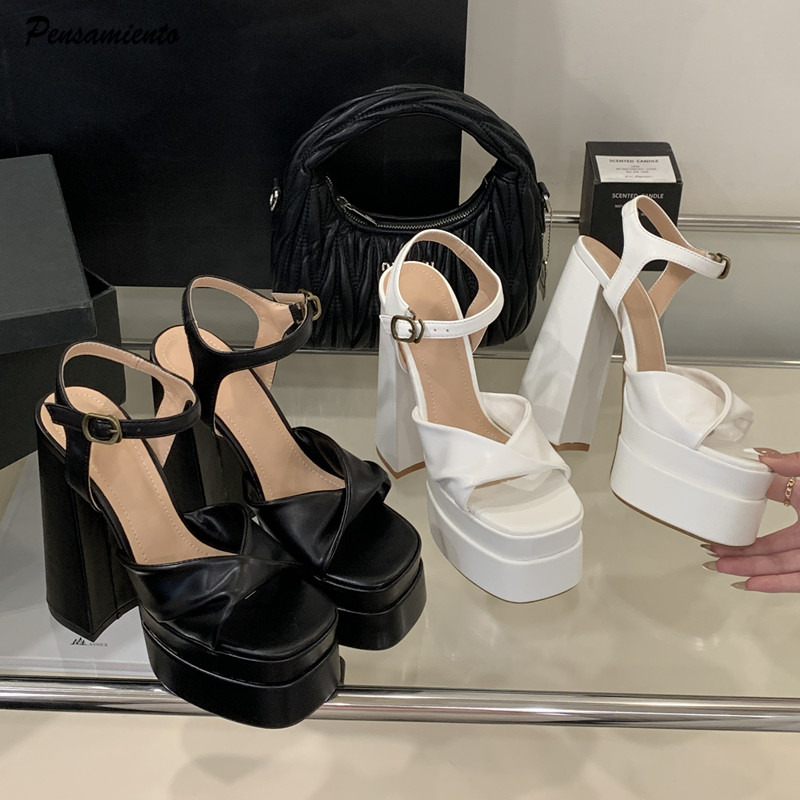 Ster stijl Mode Dubbele Platfo - Summer Clothing Offers recensie en prijs