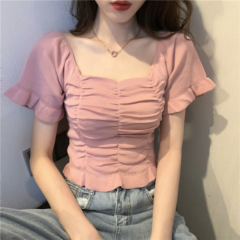 Gebreide modeblouse Dames Ruff - Summer Clothing For Teens recensie en prijs