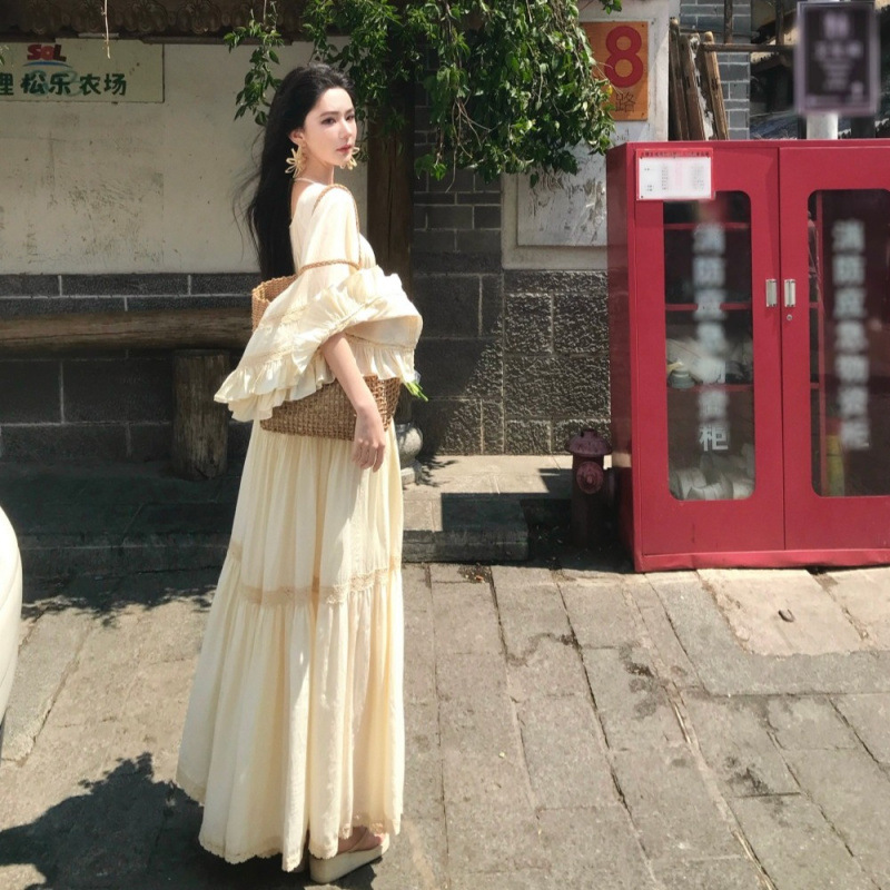 Nieuwe elegante jurk met vierk - Summer Clothing Clearance recensie en prijs