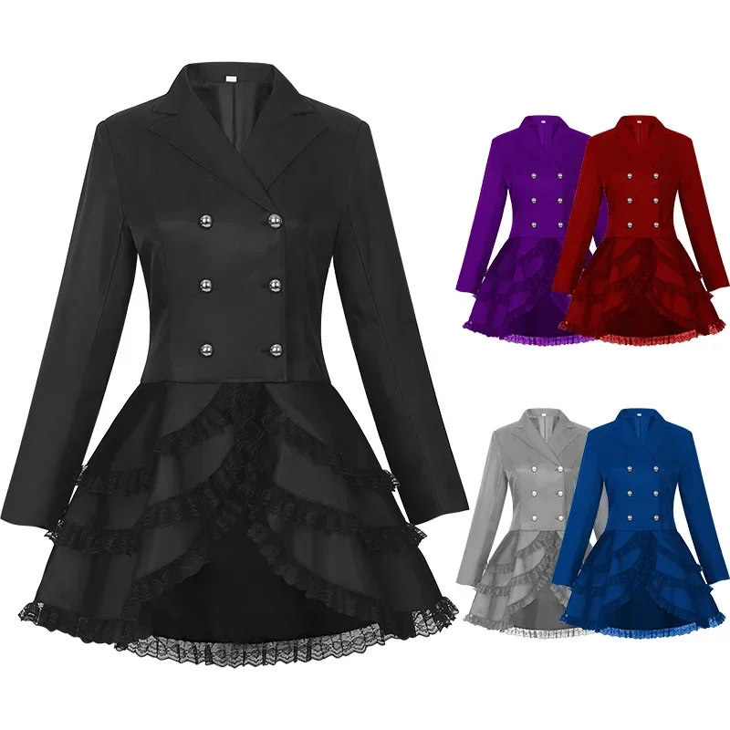Dames gotische jurk kant prest - Summer Renaissance Clothing recensie en prijs