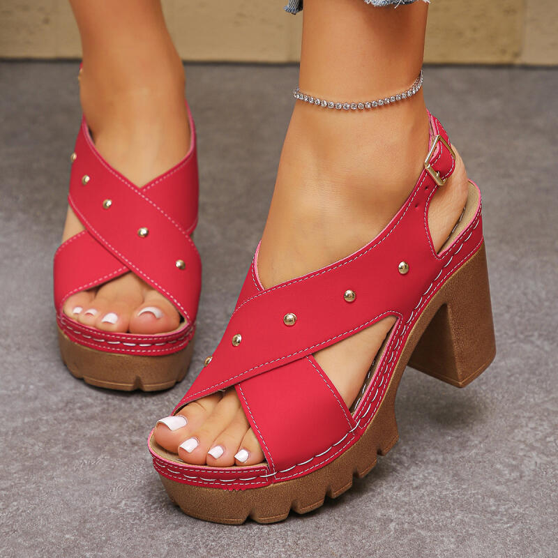 Vintage Super Hoge Hak Cross S - Summer Clothing Offers recensie en prijs
